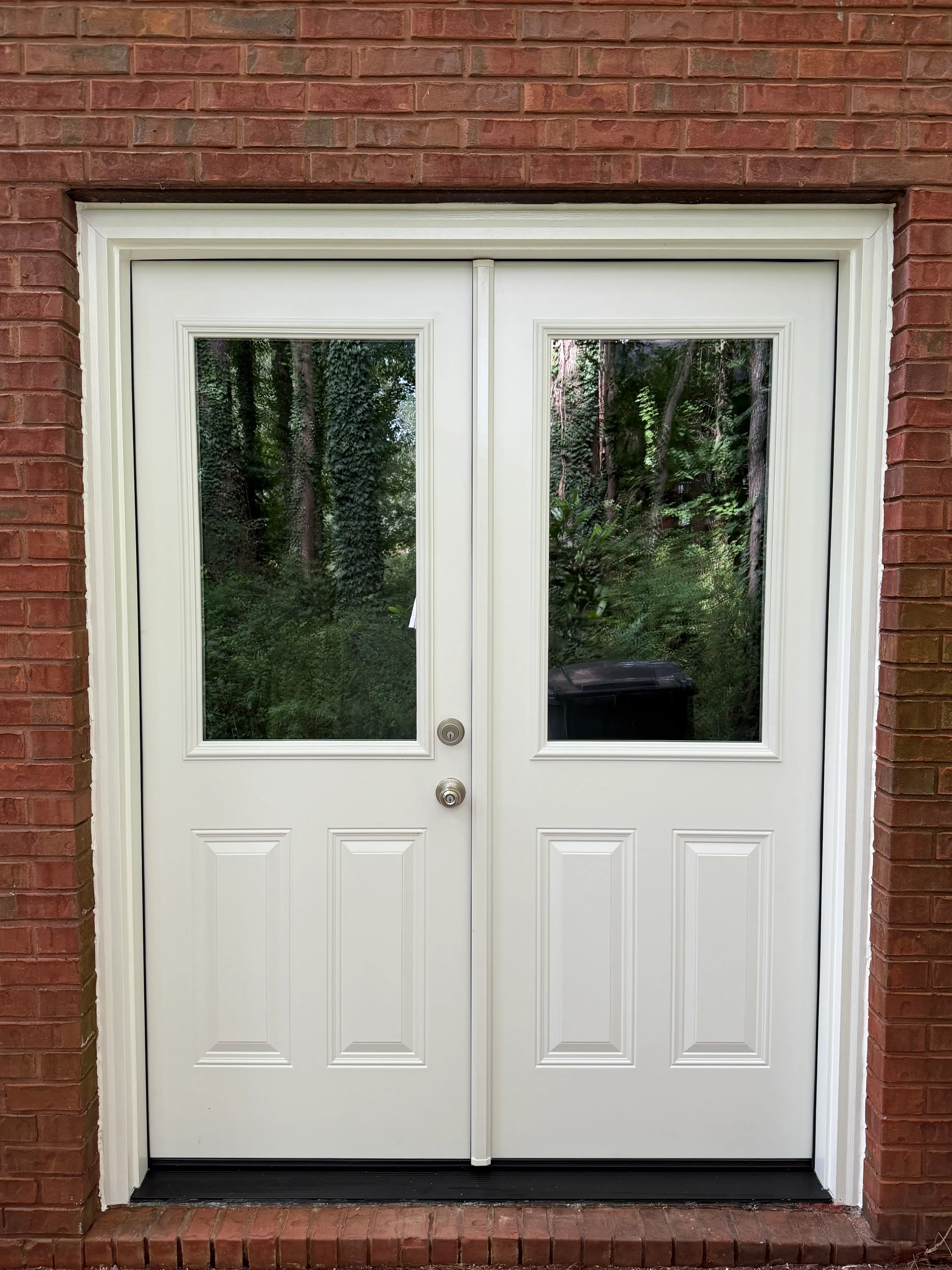 After French door replacement
